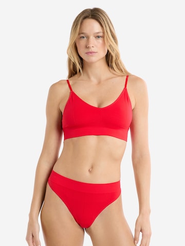 Bustino Reggiseno 'Effortless' di ETAM in rosso: frontale
