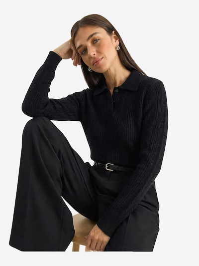 Bianco Lucci Pullover em XS-XL em preto, Vista do artigo