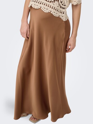 Only Maternity Nederdel 'OLMSeally' i brun