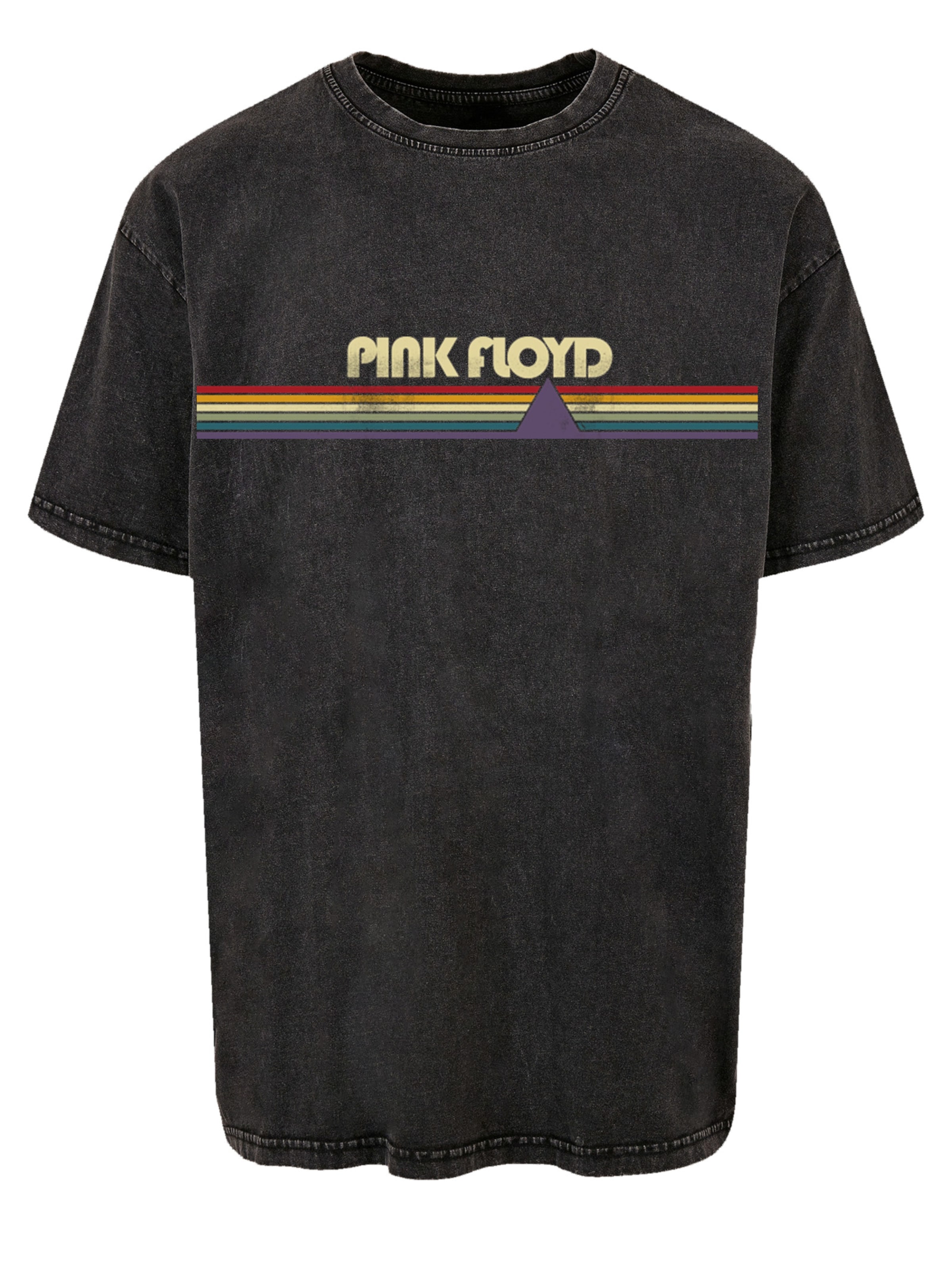 F4NT4STIC Shirt 'Pink Floyd' in Schwarz: Vorderseite