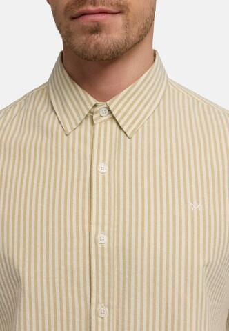 Kronstadt Regular fit Button Up Shirt 'Tanner' in Beige
