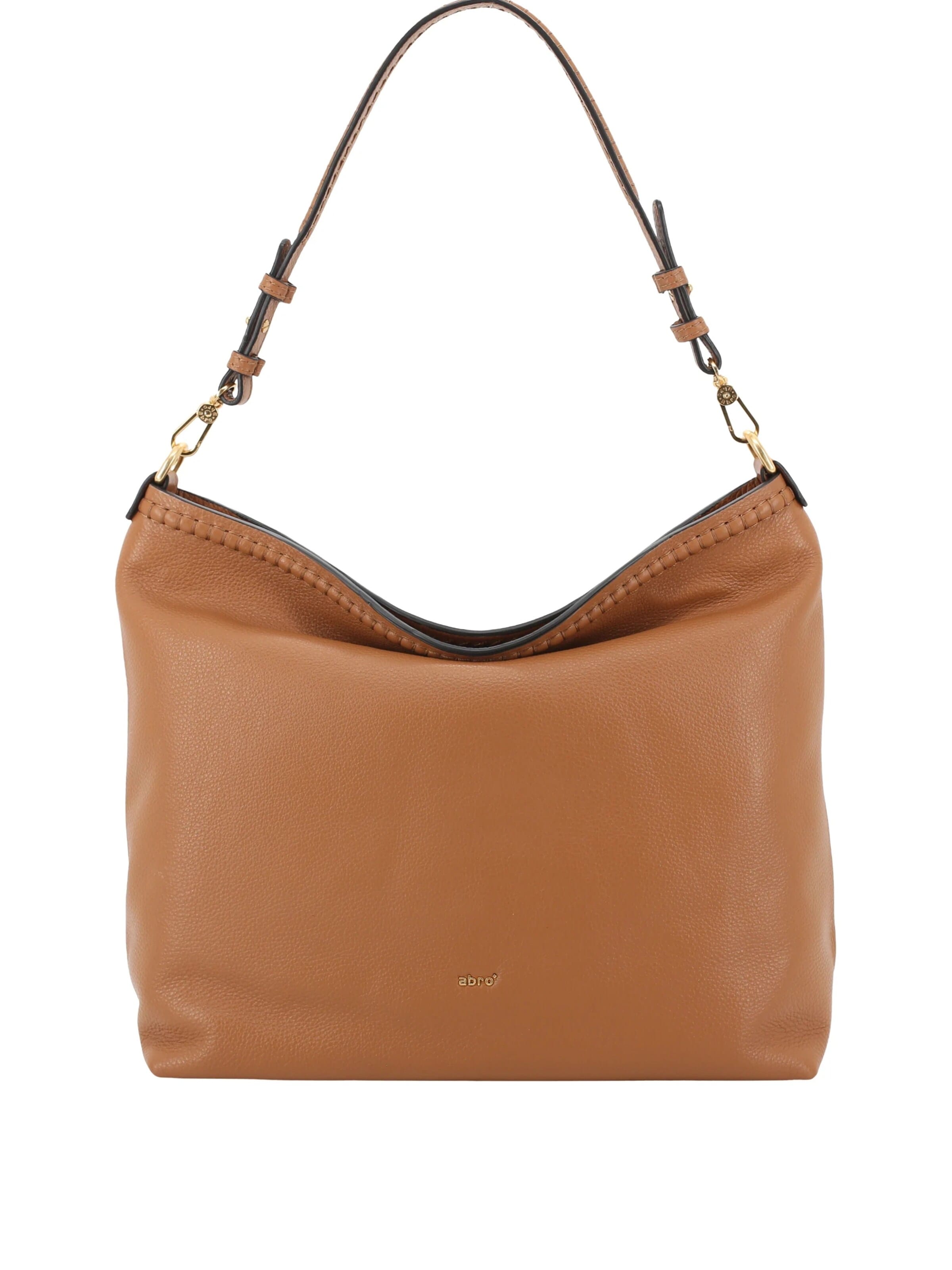 ABRO Handbag 'SIGNATURE' in Brown: front