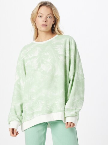 ROXY Sweatshirt in Grün: predná strana