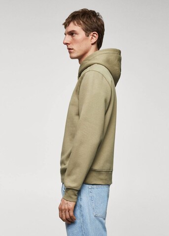 MANGO MAN Sweatshirt 'Atelier' i grön