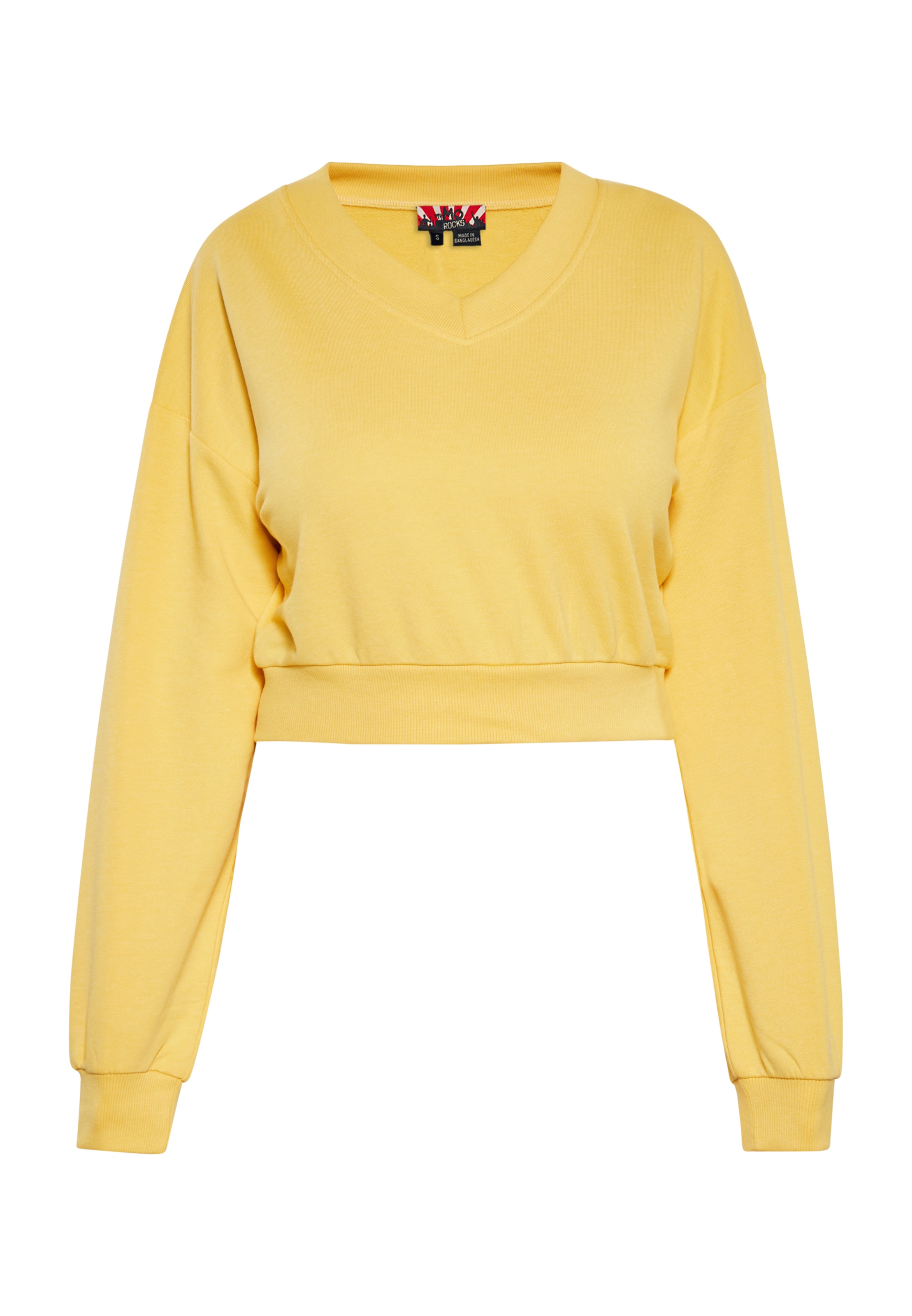 myMo ROCKS Bluzka sportowa w kolorze żółty: przód