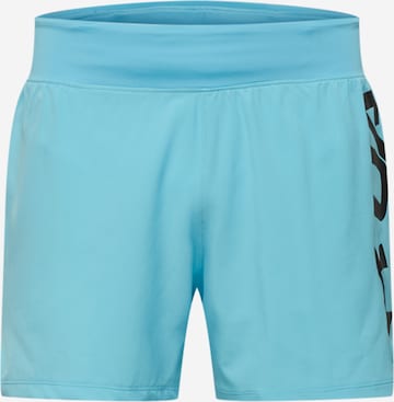 Regular Pantaloni sport 'Speedpocket' de la UNDER ARMOUR pe albastru: față