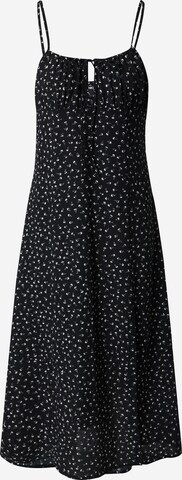 Monki - Vestido de verano en negro: frente