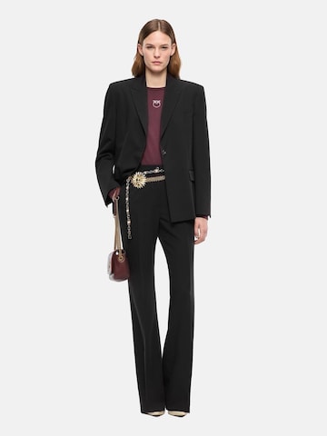 regular Pantaloni 'PINKO PETALO PANTALONE FLUIDO PANTALONE' di PINKO in nero
