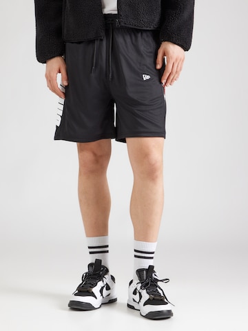 NEW ERA Avar lõige Püksid 'NBA CHIBUL', värv must: eest vaates