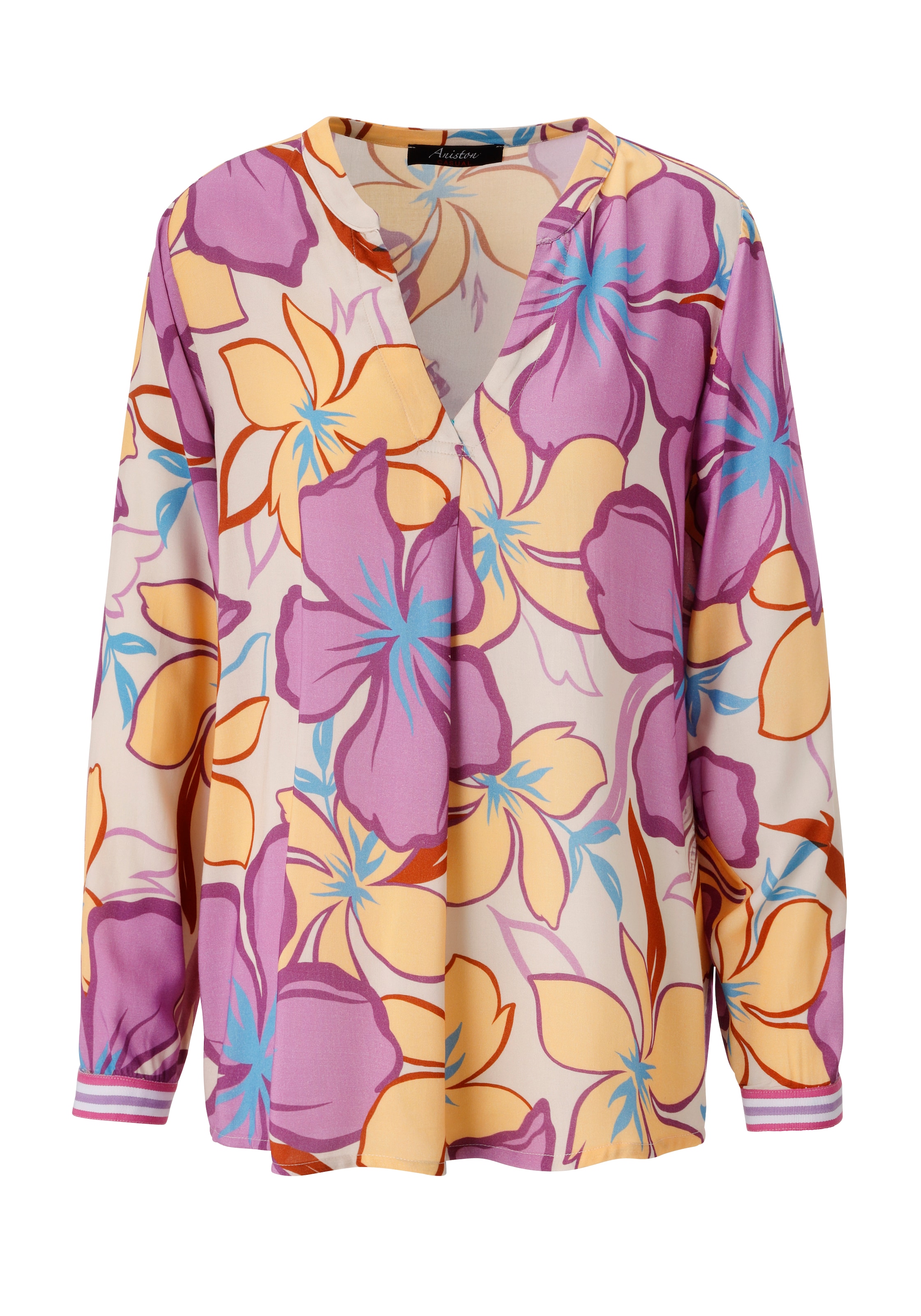 Aniston CASUAL Blouse in Beige: front