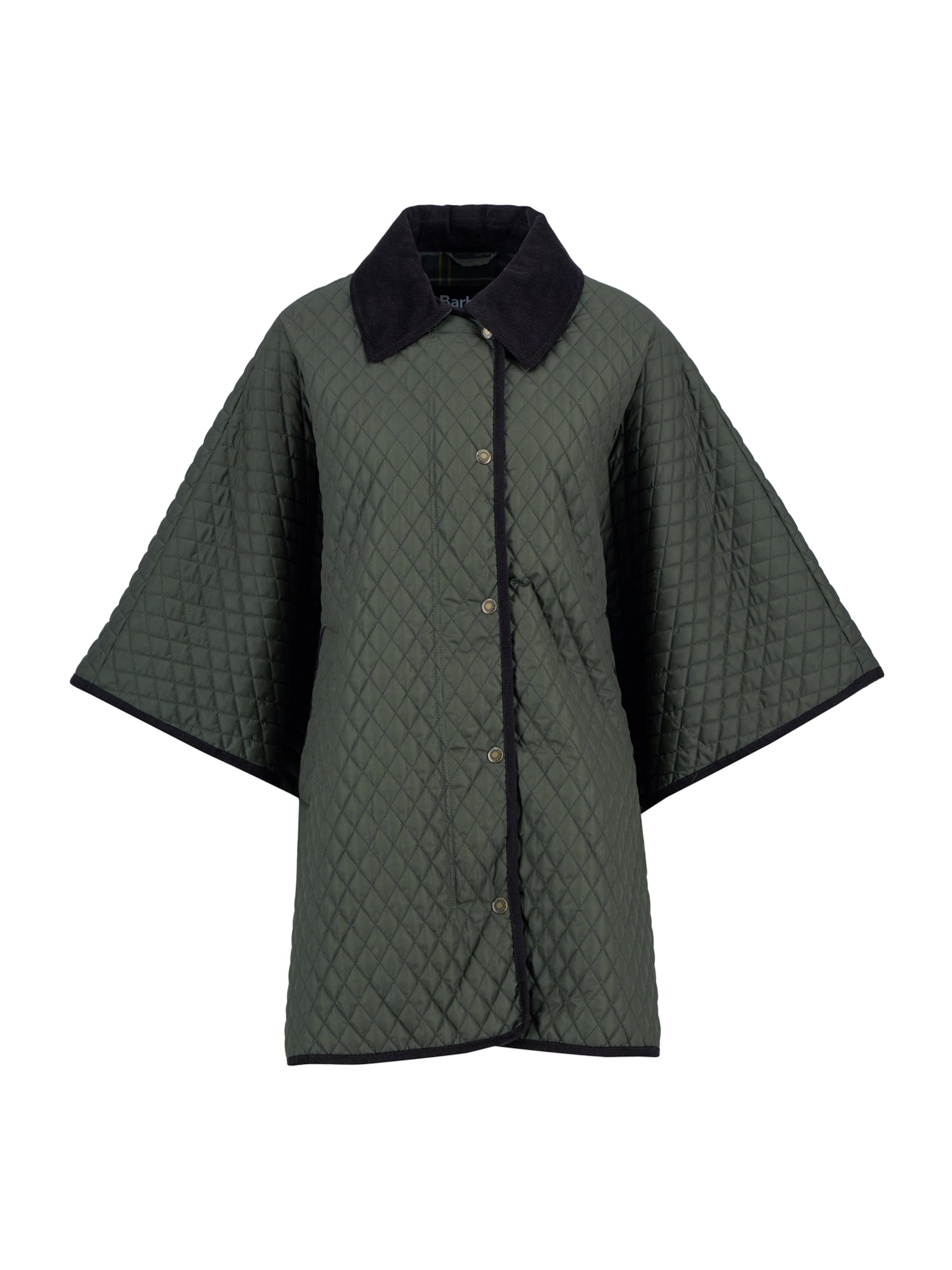 Veste mi-saison Barbour en vert : devant