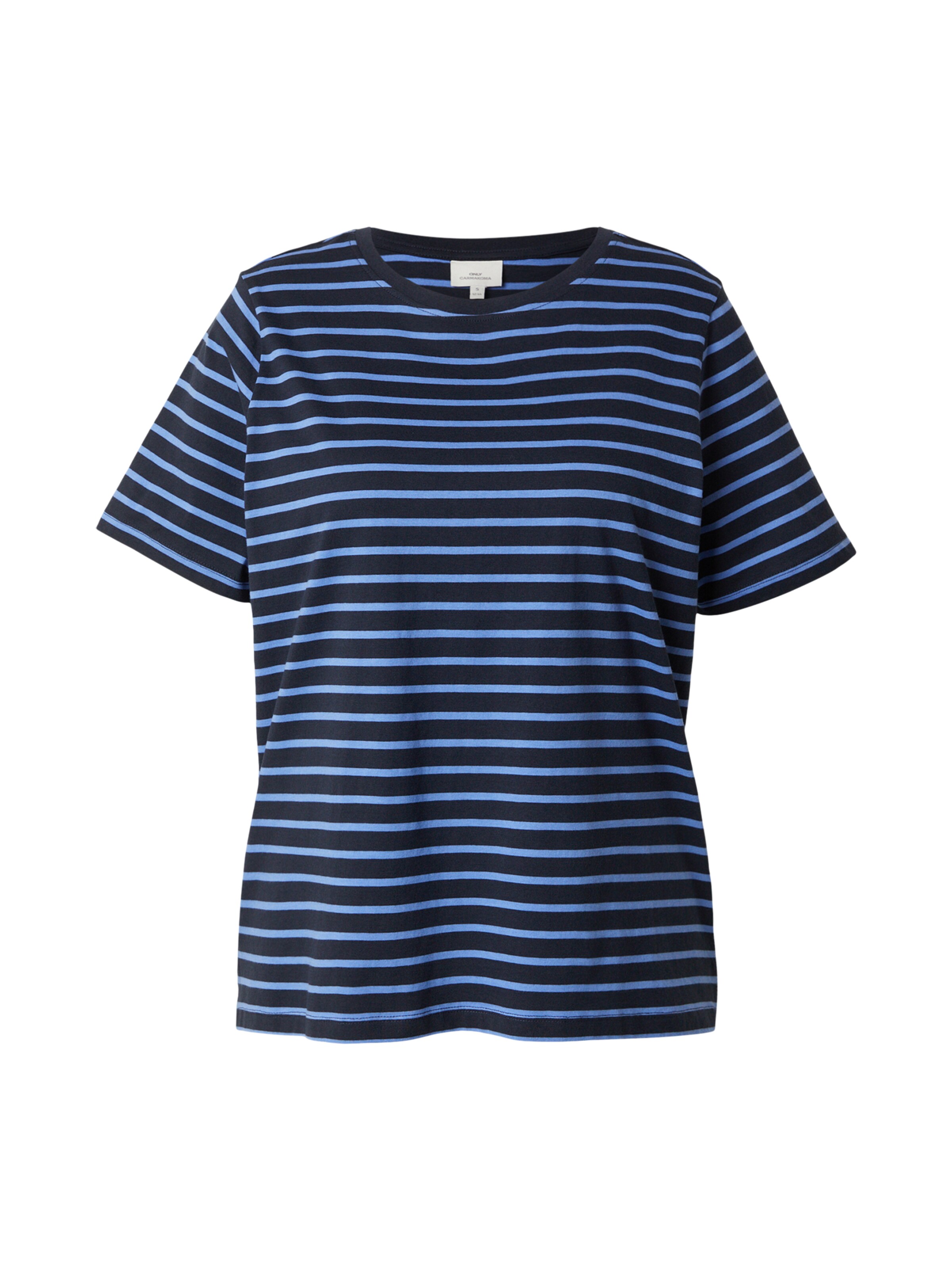 mėlyna ONLY Carmakoma Marškinėliai 'CARBLOOM': priekis