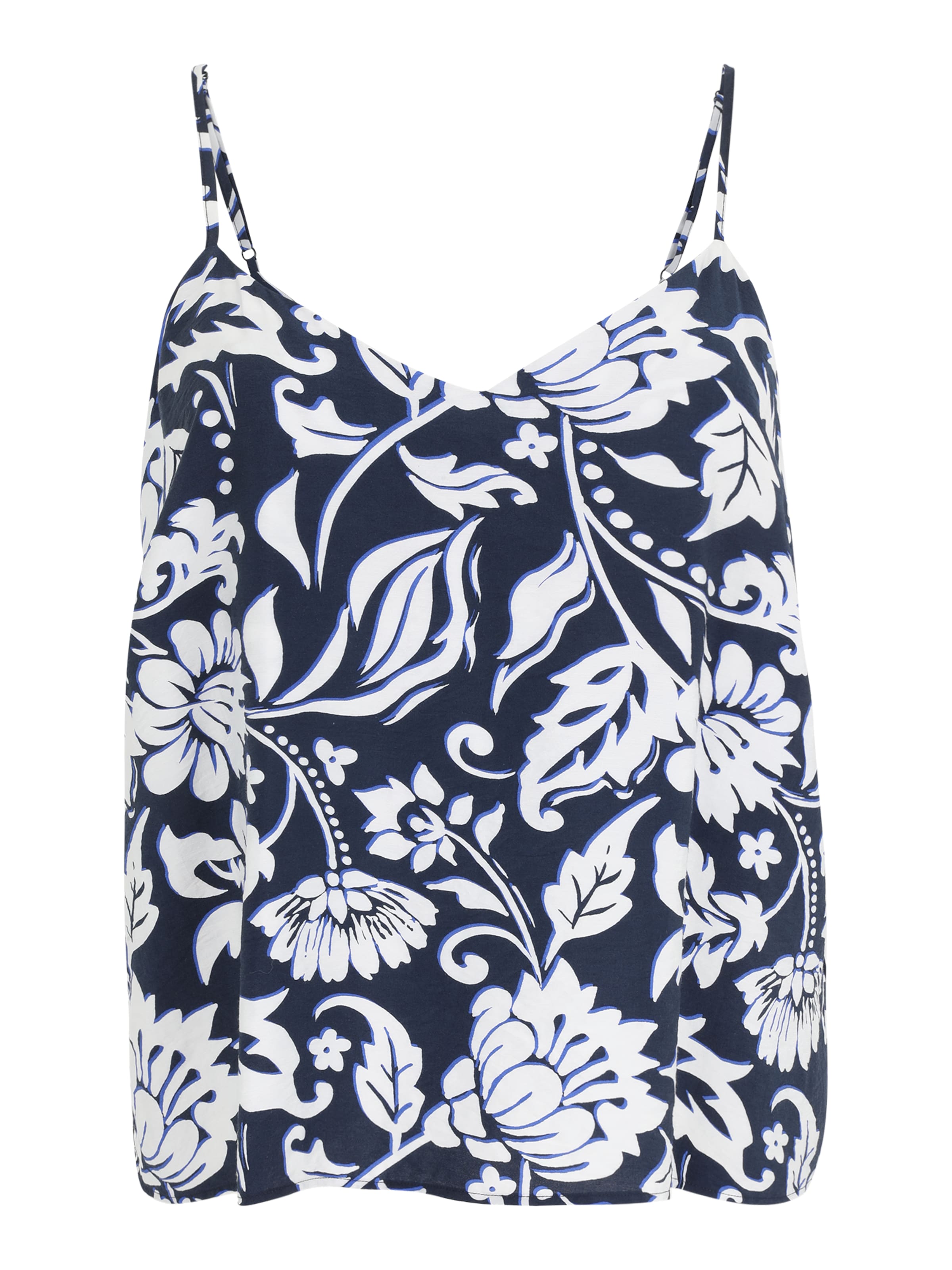 Tricou 'Stina' de la Guido Maria Kretschmer Curvy pe albastru: față