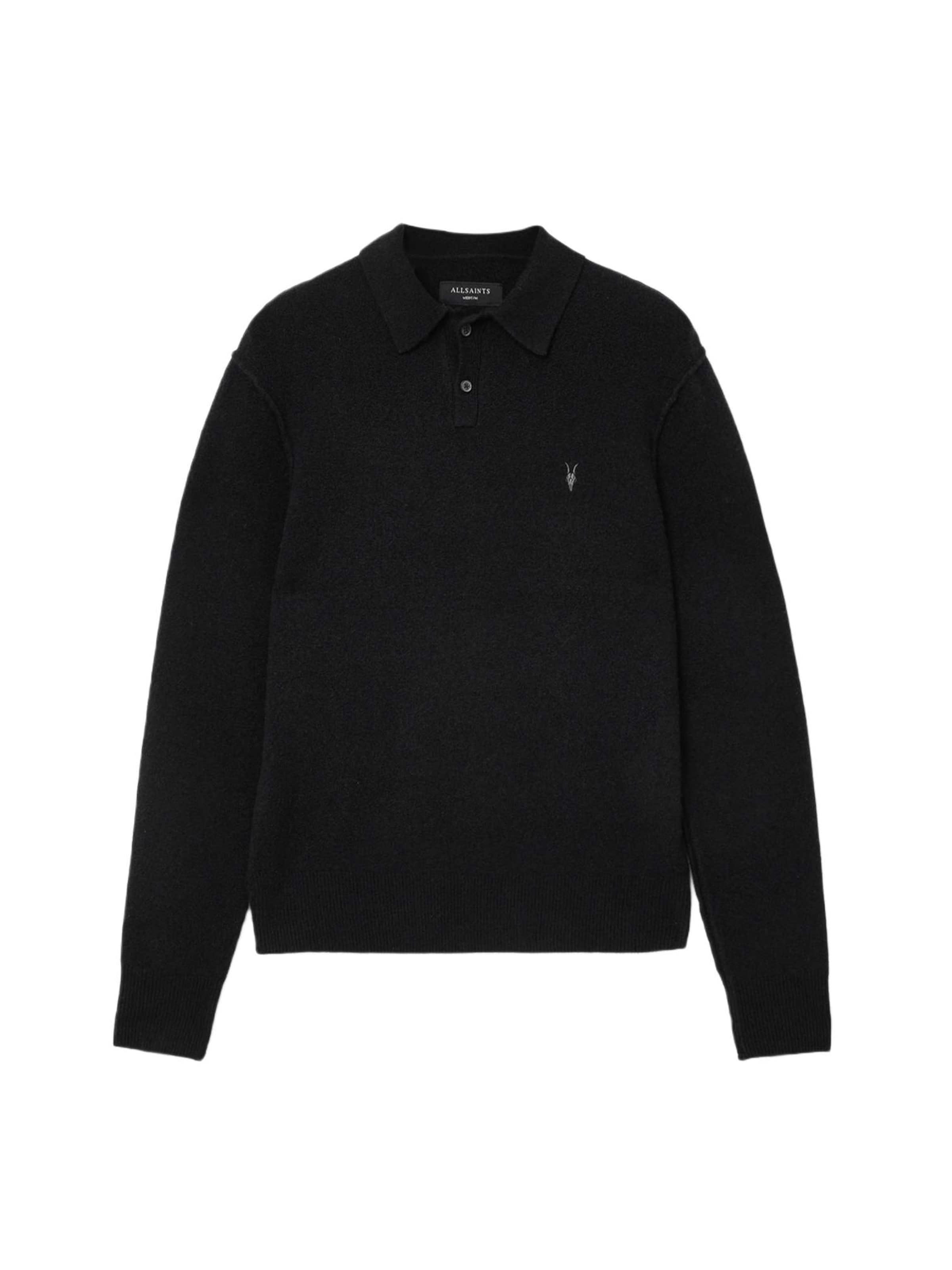 AllSaints - Jersey en negro: frente