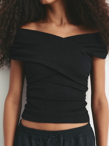 Maglietta di Pull&Bear in nero