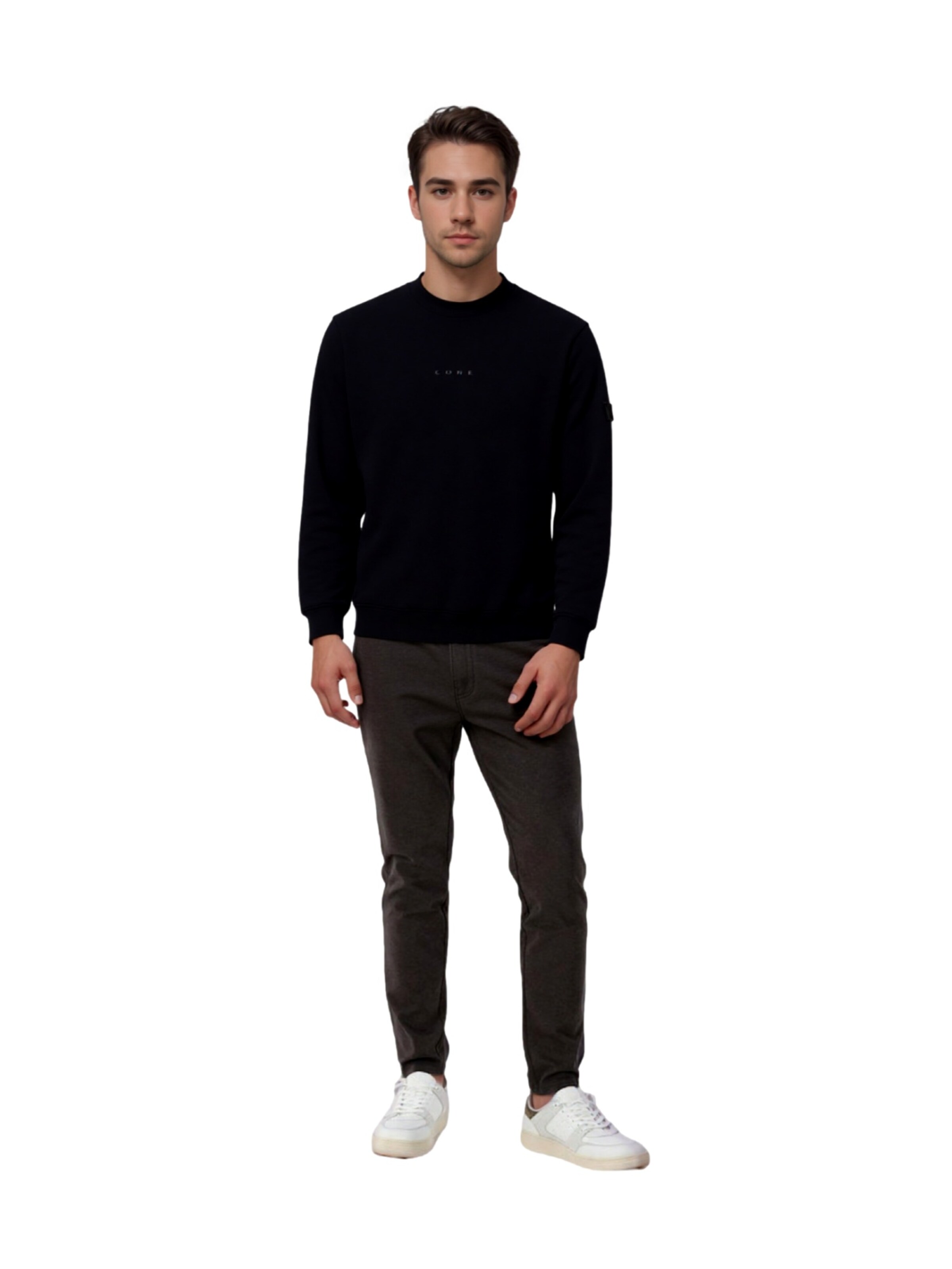 JACK & JONES - Sudadera 'Point' en negro