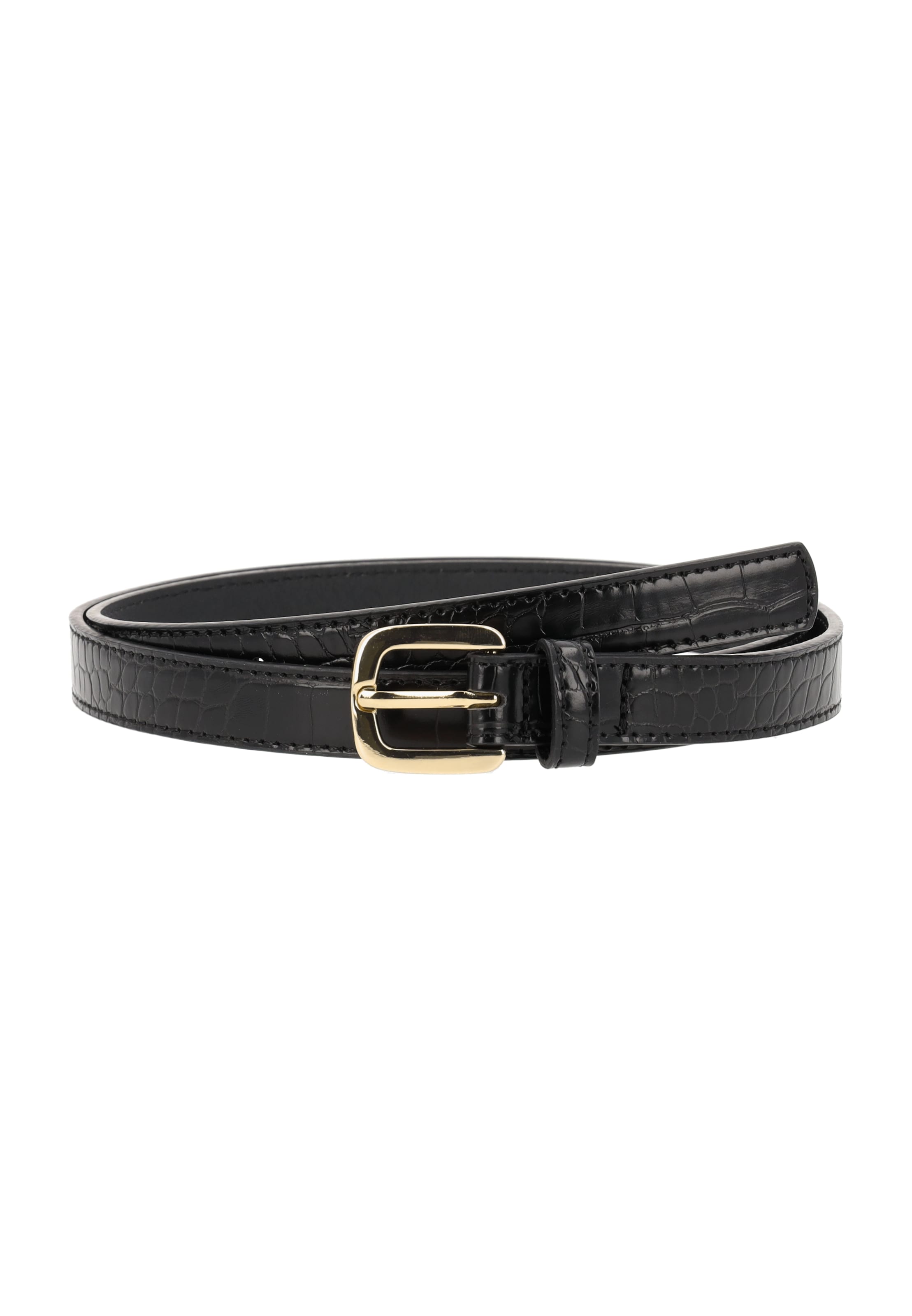 Ceinture Usha en noir : devant