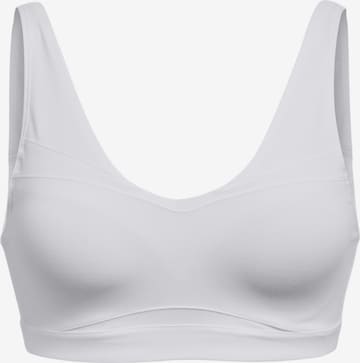 UNDER ARMOUR Спортен сутиен в бяло: отпред