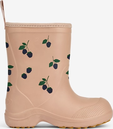 Liewood - Bota de borracha 'Aston' em rosa: frente