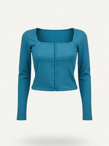 No Matter What Shirt in Blue: front