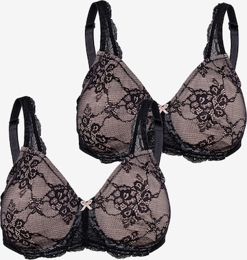 Minimiseur Soutien-gorge ' Contouring Sensation ' TRIUMPH en noir : devant