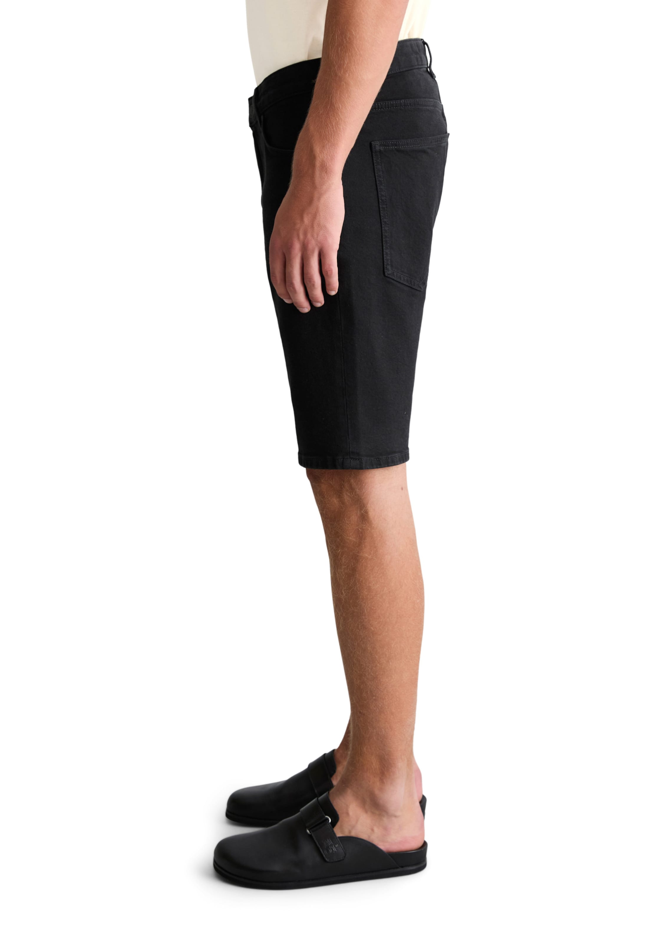 Marc O'Polo DENIM Tapered Trousers in Black