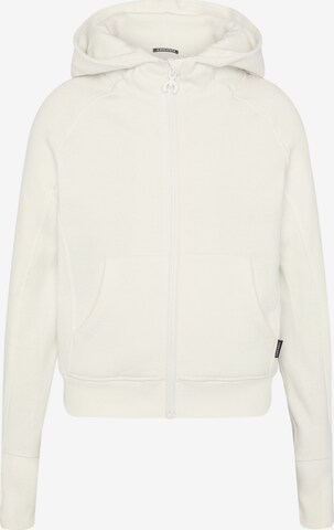 CHIEMSEE Zip-Up Hoodie in White: front