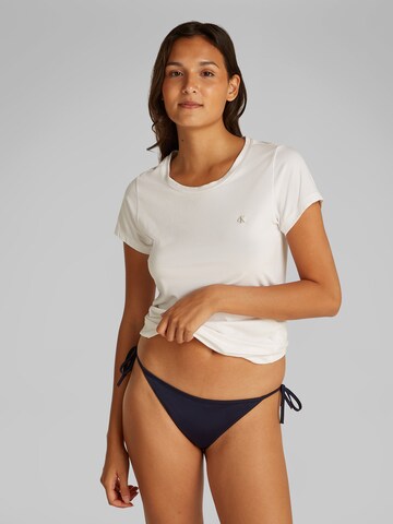 Pantaloncini per bikini di Calvin Klein Swimwear in blu: frontale
