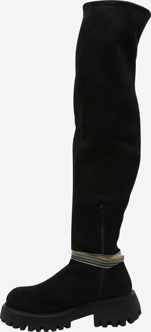 FELMINI Over the Knee Boots in Black