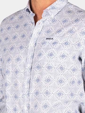 NZA New Zealand Auckland Regular fit Overhemd 'Karson' in Blauw