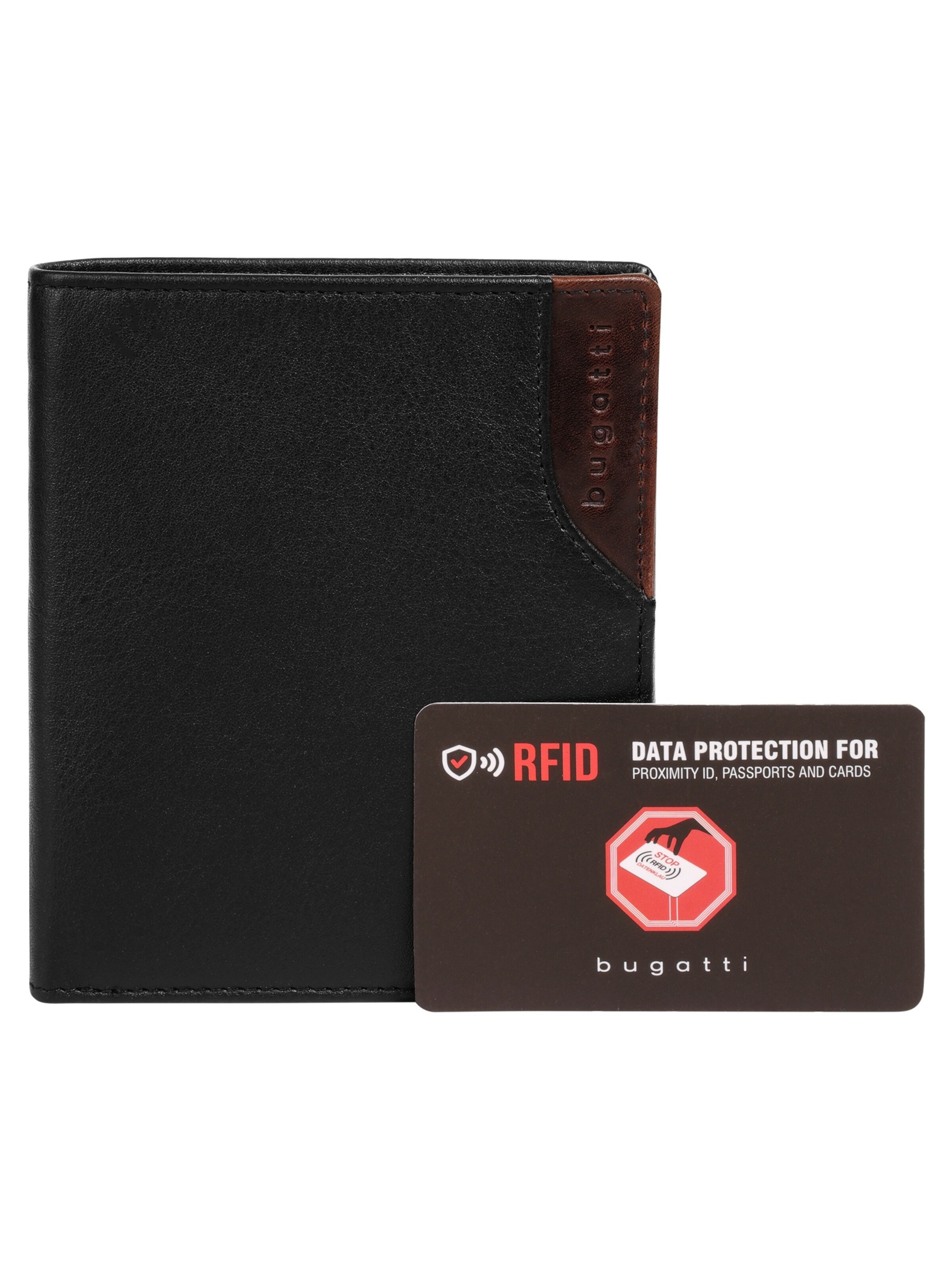 bugatti Wallet 'bugatti Geldbörse CORSO DELUXE' in Black