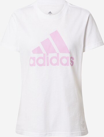 ADIDAS SPORTSWEAR Performance shirt 'Essentials' in White: front