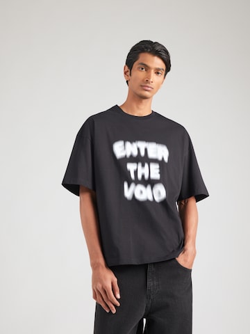 Vertere Berlin T-Shirt 'ENTER THE VOID' in Schwarz: Vorderseite