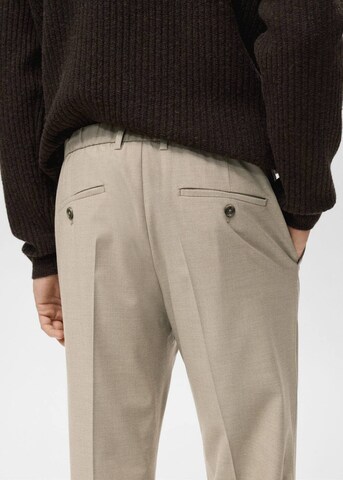 MANGO MAN Slimfit Hose 'Bologna' in Beige
