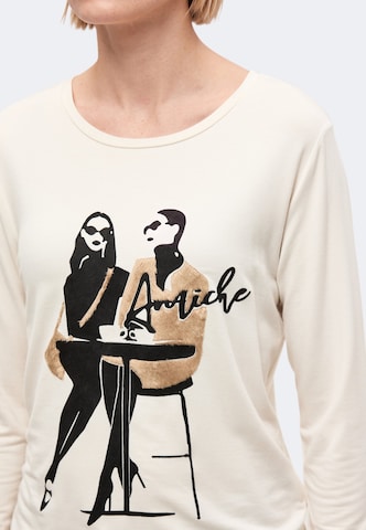 T-shirt monari en blanc