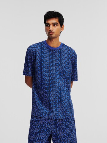 Karl Lagerfeld T-Shirt in Blau: Vorderseite