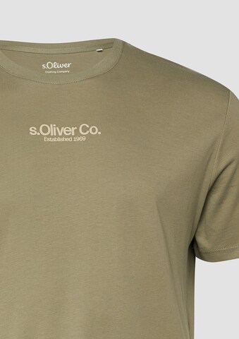 T-Shirt s.Oliver en vert