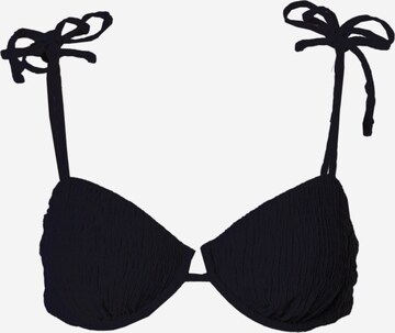 Abercrombie & Fitch - Clásico Top de bikini en negro: frente