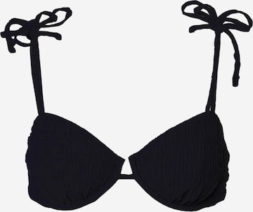 Abercrombie & Fitch T-Shirt Bikinitop in Schwarz: predná strana