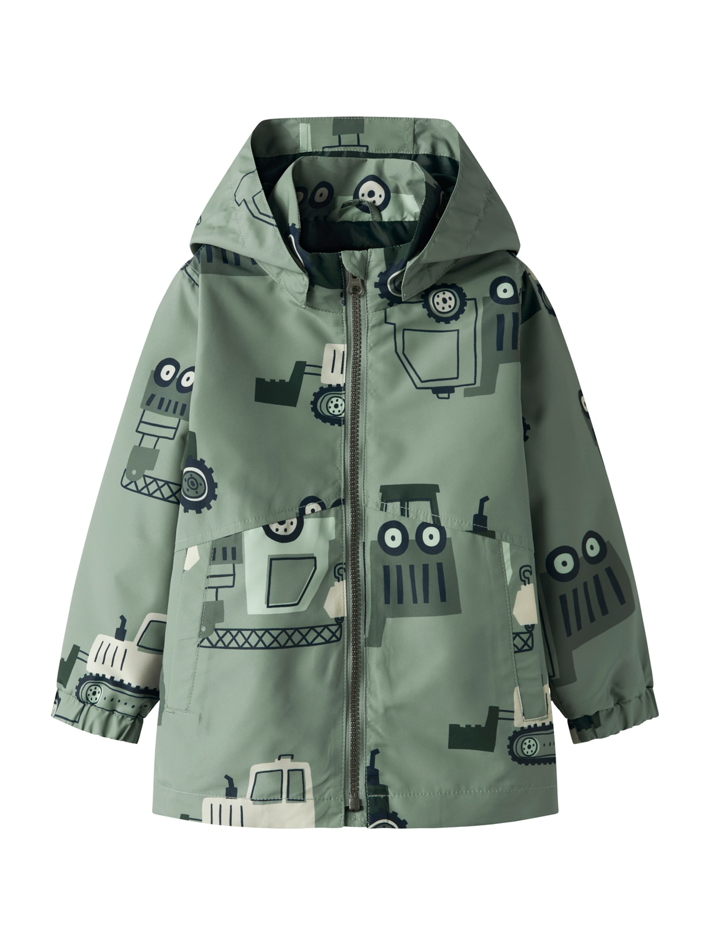 NAME IT Jacke 'NMMMAX' in Grün: Vorderseite