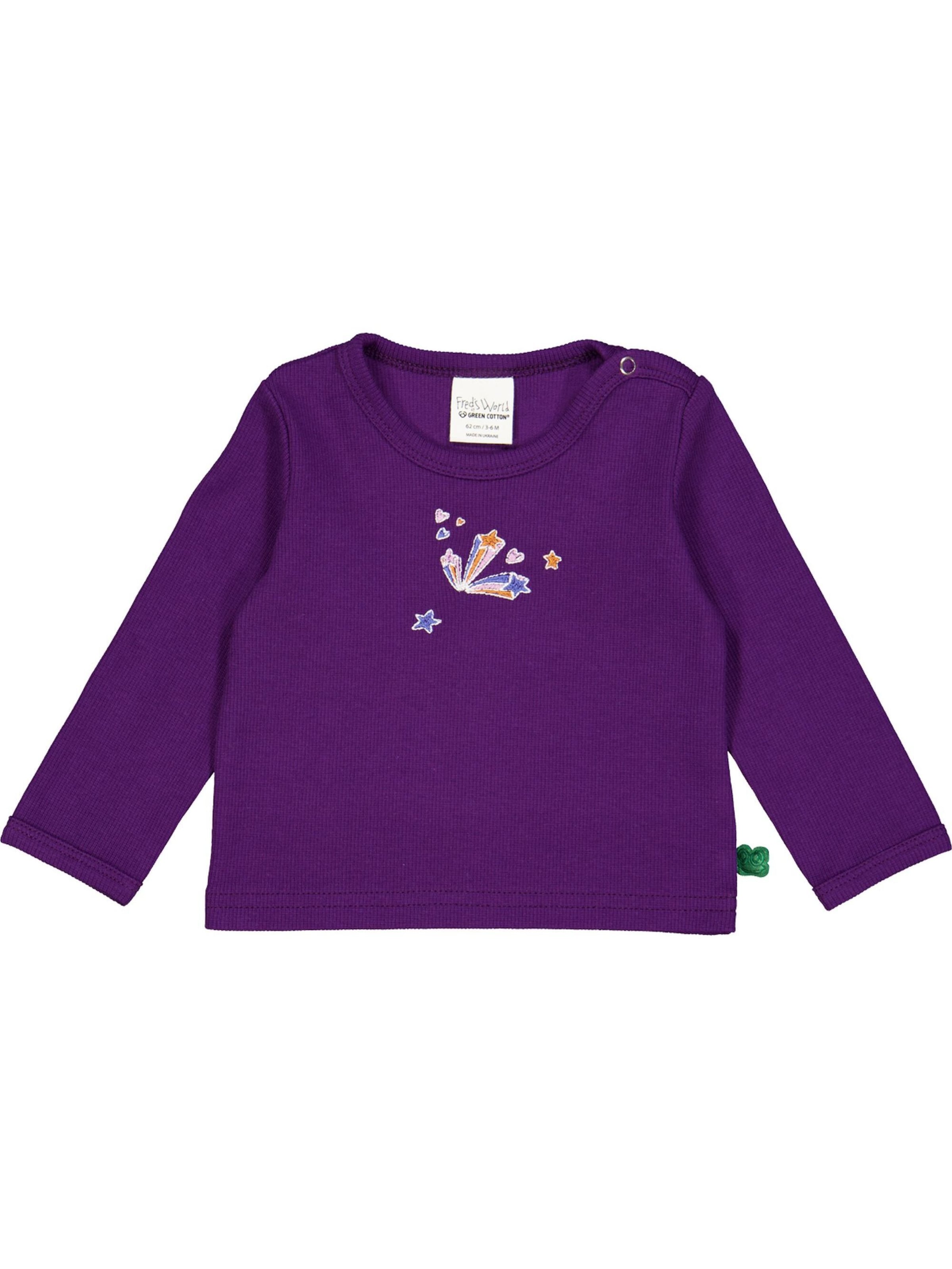 Fred's World by GREEN COTTON Shirt in Lila: voorkant