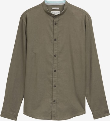 Chemise TOM TAILOR en vert : devant