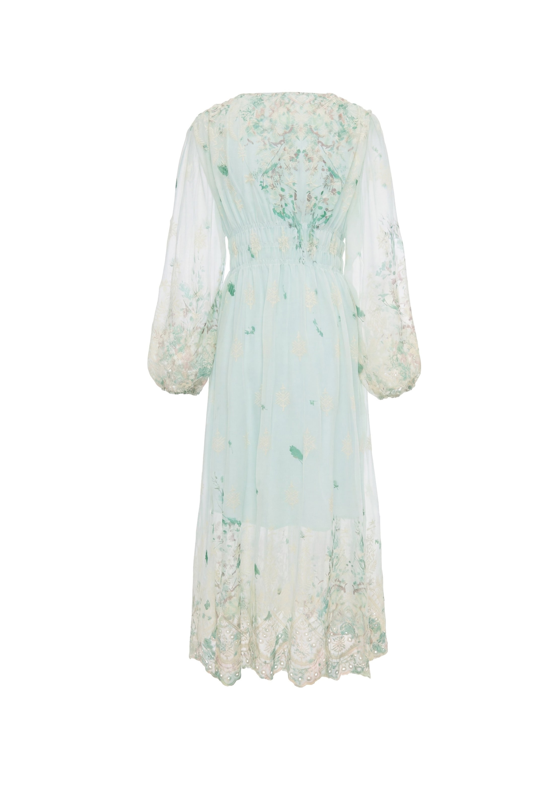 Usha Jurk in Groen