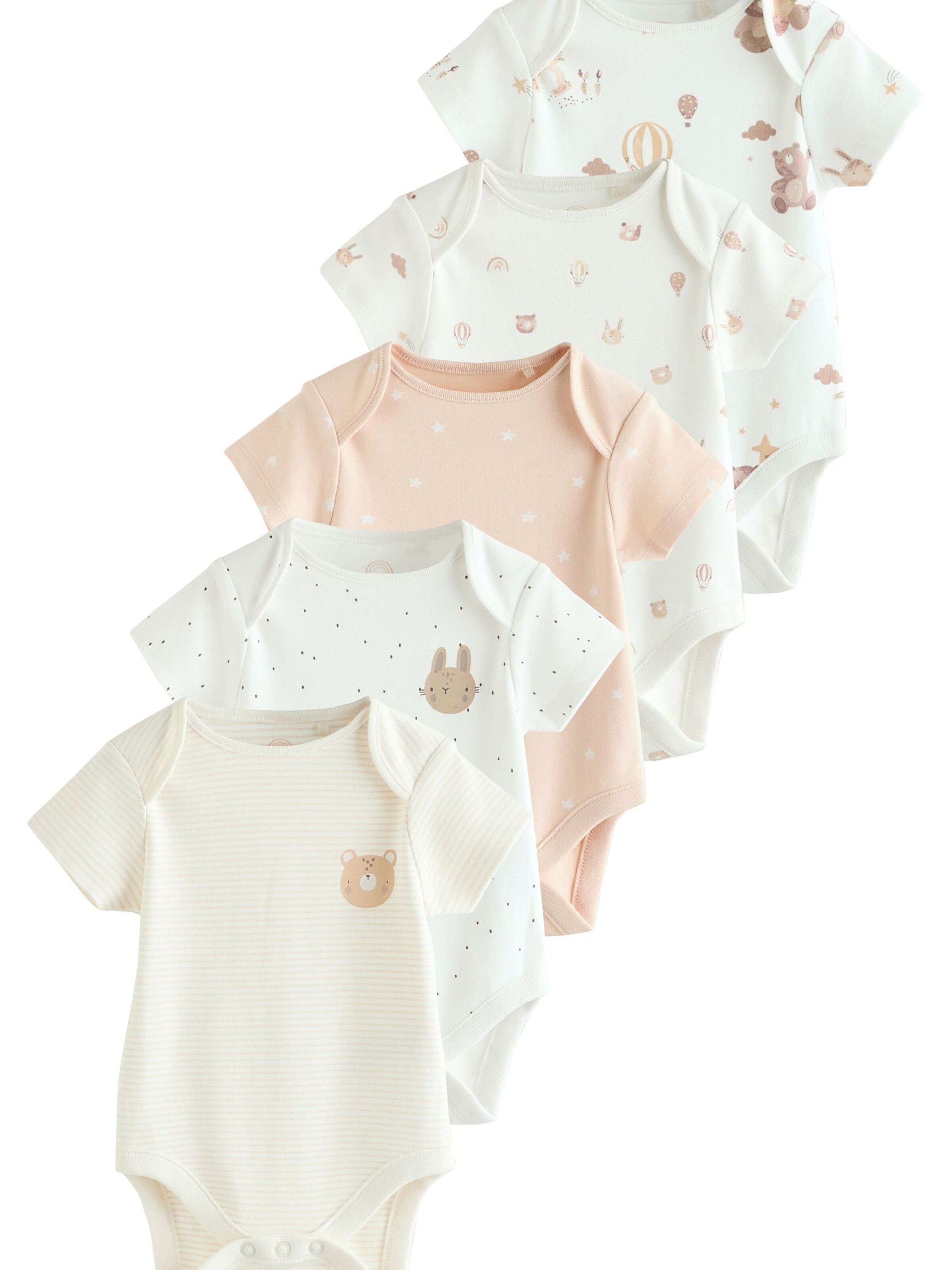 Next Rompertje/body in Beige: voorkant