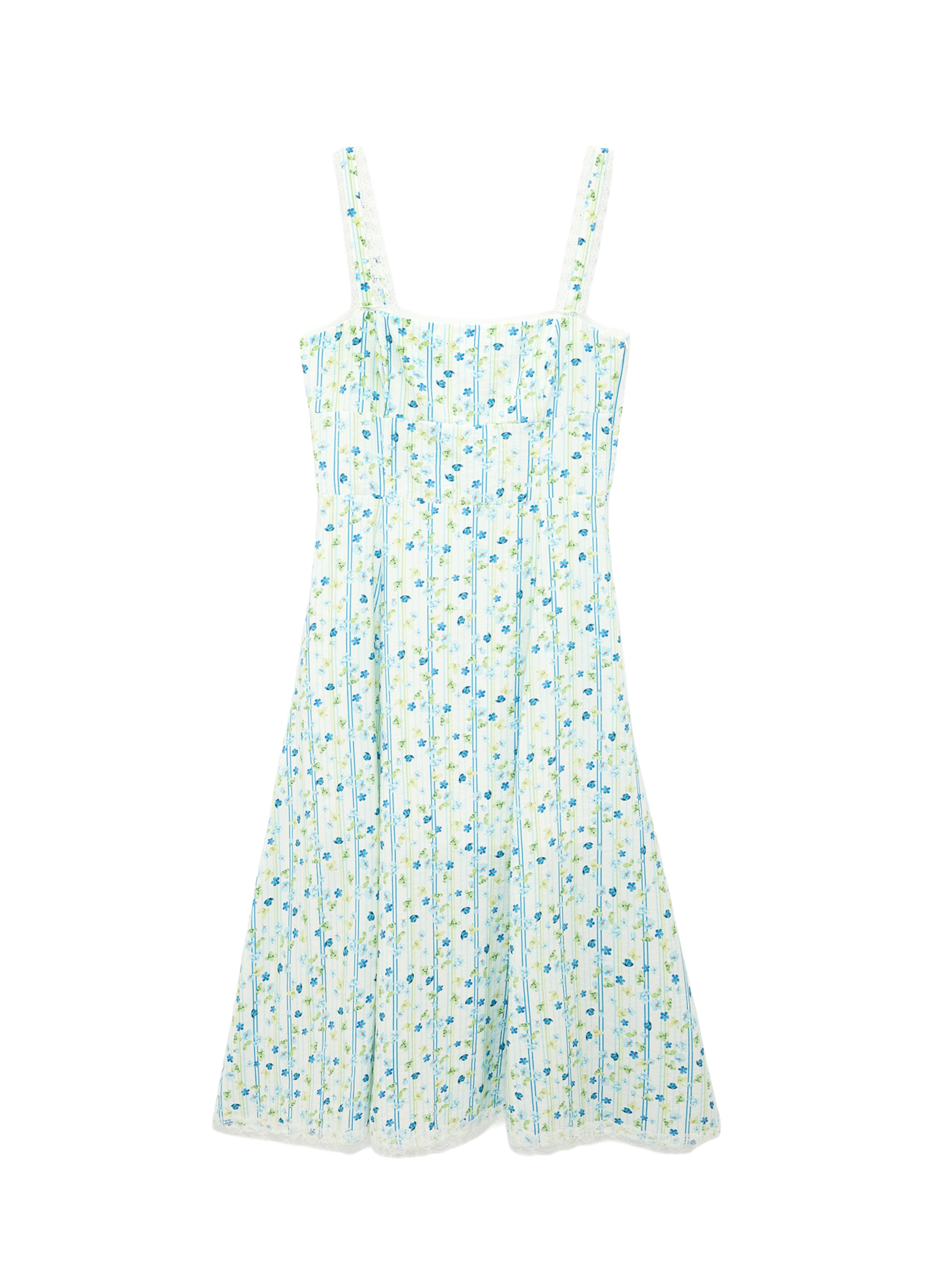 Koton Zomerjurk in Blauw: voorkant