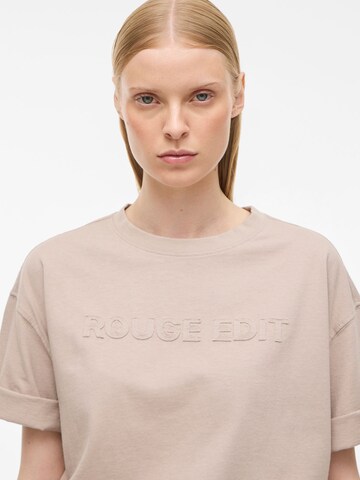 ROUGE EDIT Shirts i beige