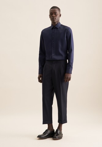 Coupe regular Chemise business SEIDENSTICKER en bleu
