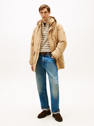 Parka mi-saison TOMMY HILFIGER en beige : devant