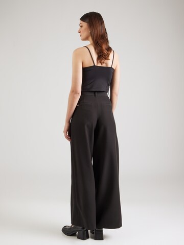 Wide Leg Pantalon à pince 'ANDREE TAILOR' GUESS en noir