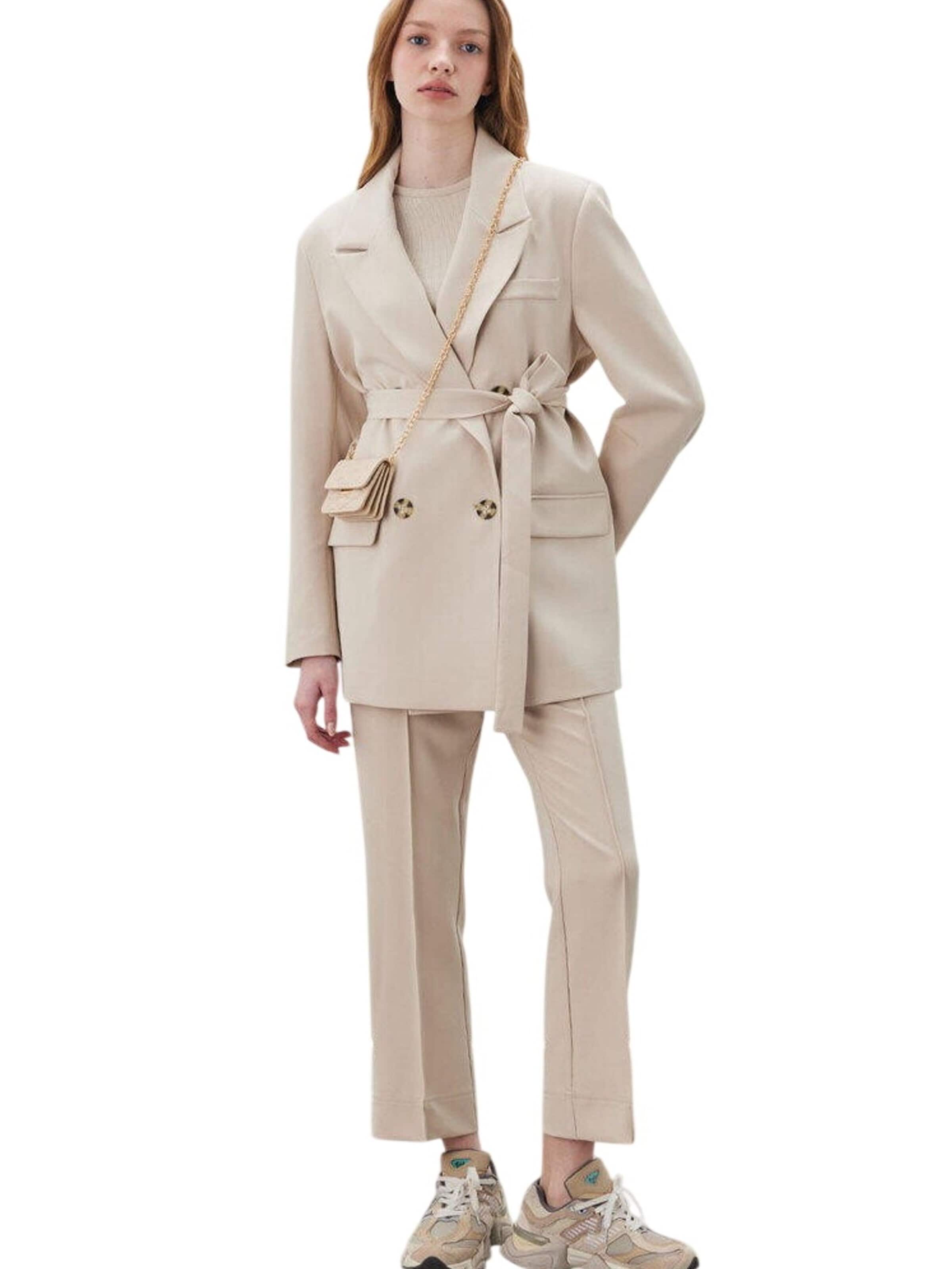 MANUKA Regular Broek in Beige